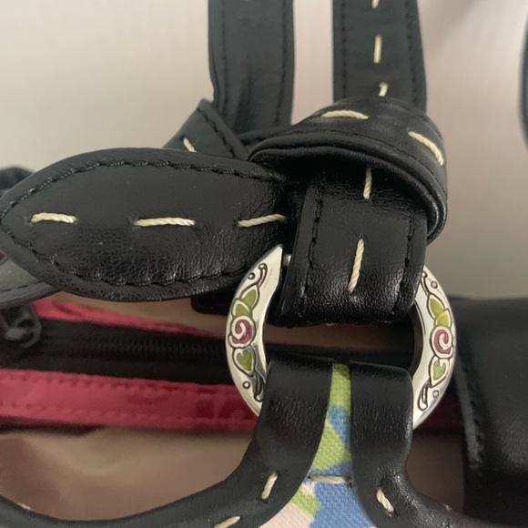 Brighton NWT women’s pink & green floral shoulder purse - Picture 6 of 10